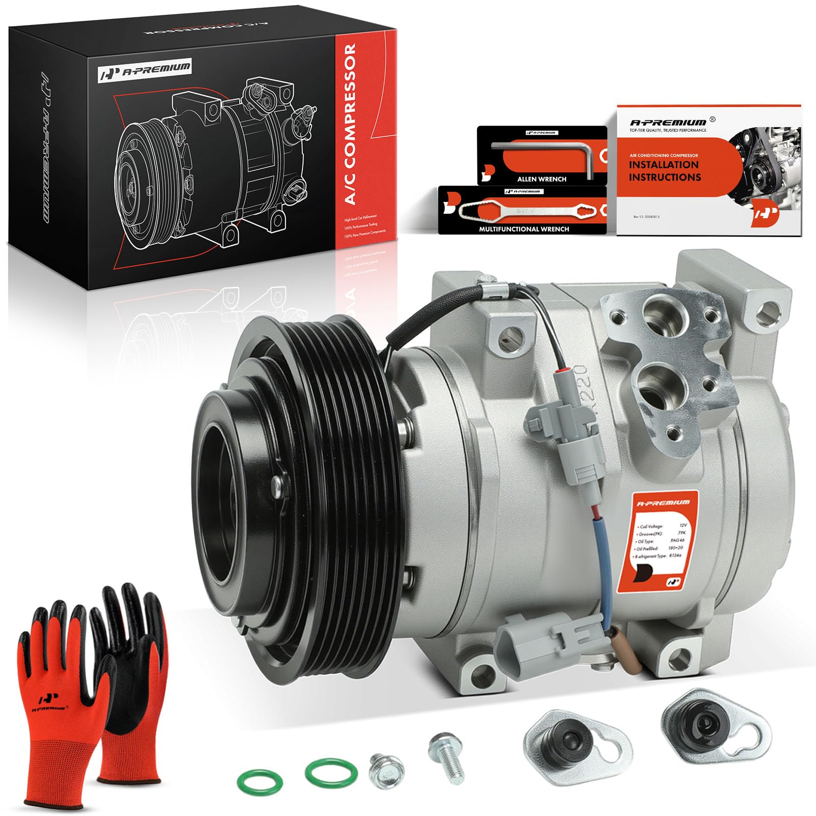 Amazon.com: A-Premium Air Conditioner AC Compressor with Clutch